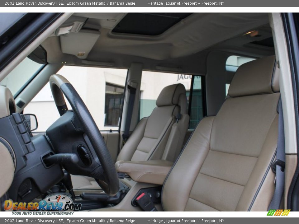 2002 Land Rover Discovery II SE Epsom Green Metallic / Bahama Beige Photo #18