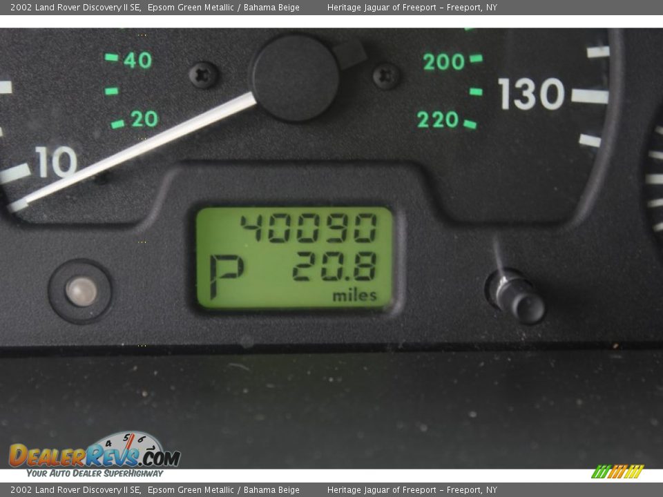 2002 Land Rover Discovery II SE Epsom Green Metallic / Bahama Beige Photo #21