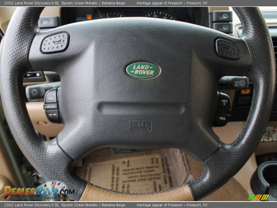 2002 Land Rover Discovery II SE Steering Wheel Photo #22
