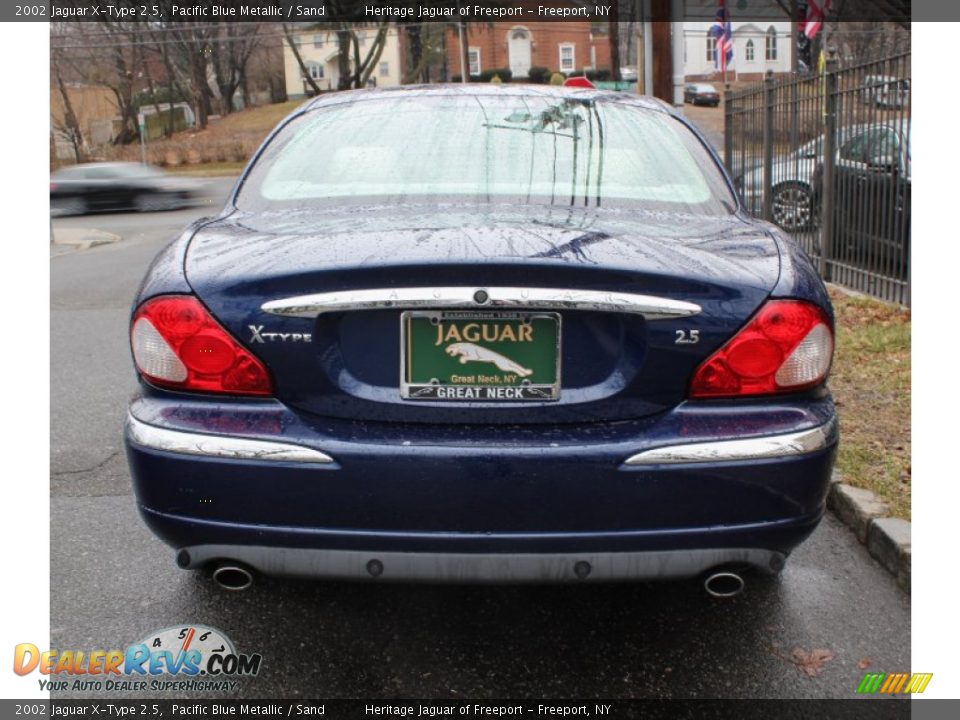 2002 Jaguar X-Type 2.5 Pacific Blue Metallic / Sand Photo #5