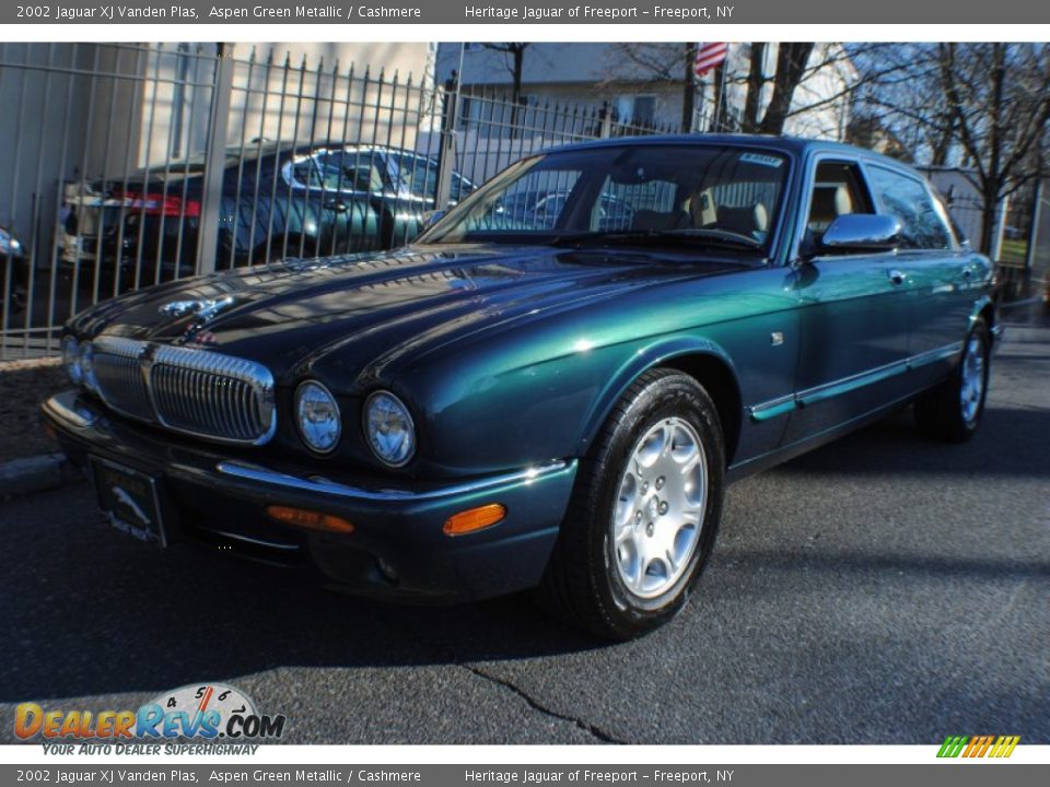 2002 Jaguar XJ Vanden Plas Aspen Green Metallic / Cashmere Photo #1
