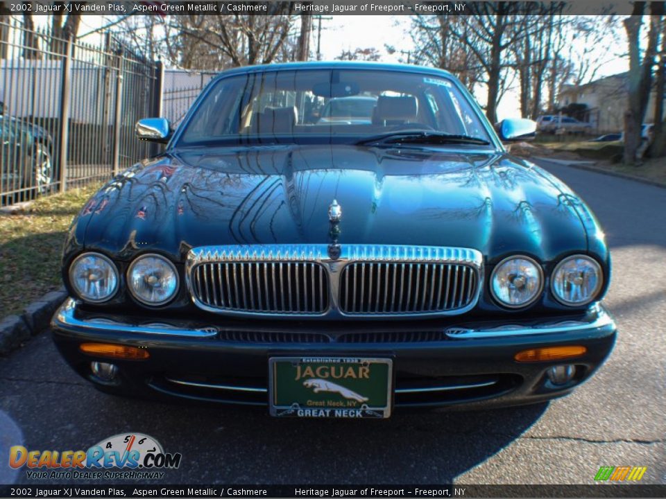 2002 Jaguar XJ Vanden Plas Aspen Green Metallic / Cashmere Photo #2