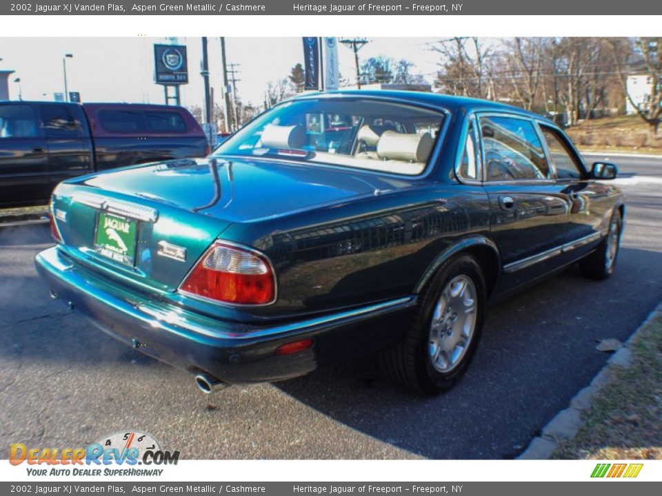 2002 Jaguar XJ Vanden Plas Aspen Green Metallic / Cashmere Photo #6