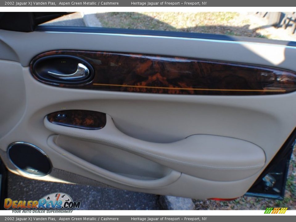 2002 Jaguar XJ Vanden Plas Aspen Green Metallic / Cashmere Photo #9