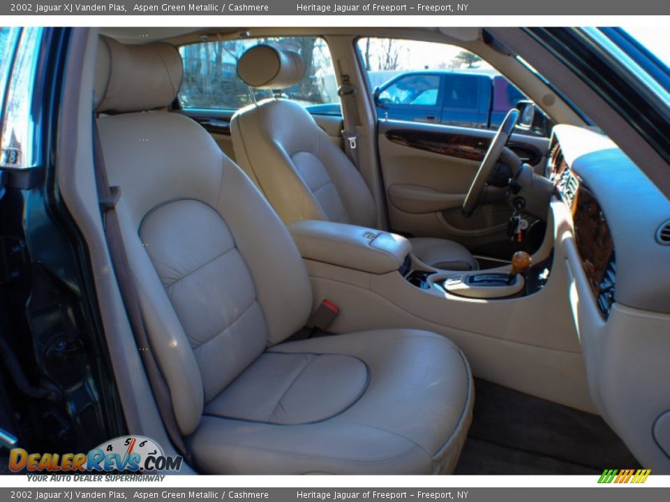 2002 Jaguar XJ Vanden Plas Aspen Green Metallic / Cashmere Photo #10