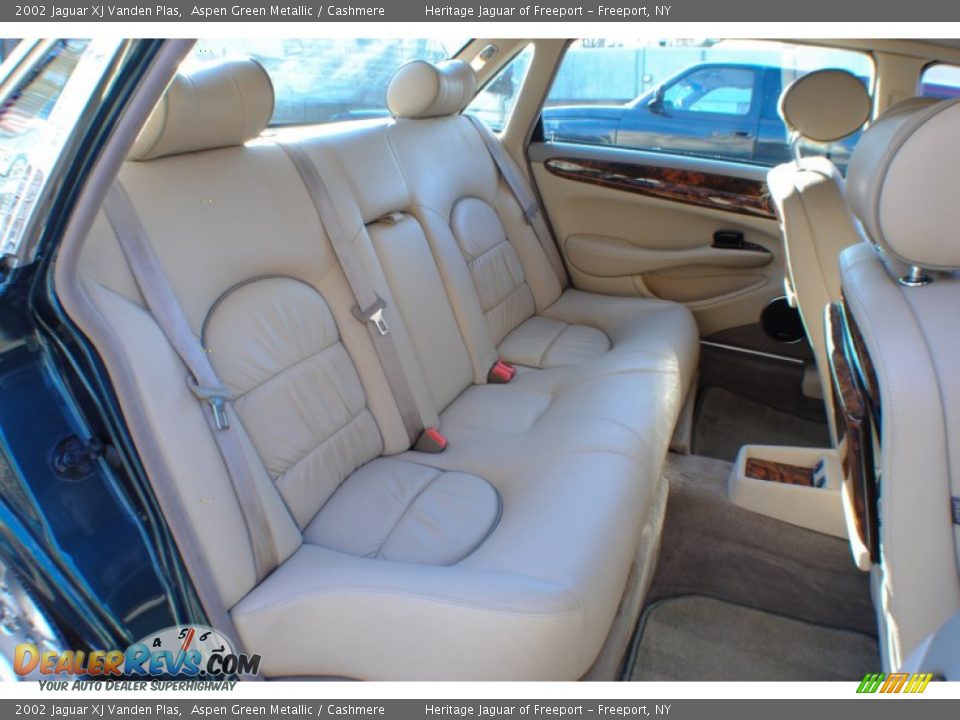 2002 Jaguar XJ Vanden Plas Aspen Green Metallic / Cashmere Photo #13