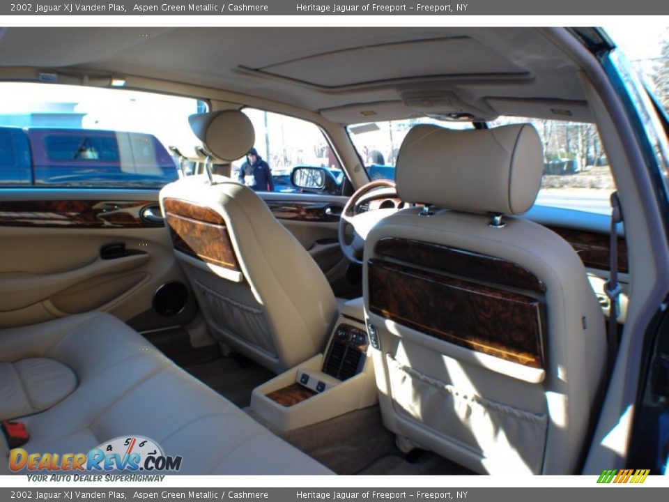2002 Jaguar XJ Vanden Plas Aspen Green Metallic / Cashmere Photo #14