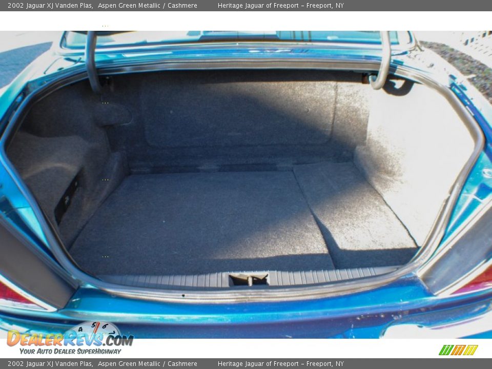2002 Jaguar XJ Vanden Plas Aspen Green Metallic / Cashmere Photo #15