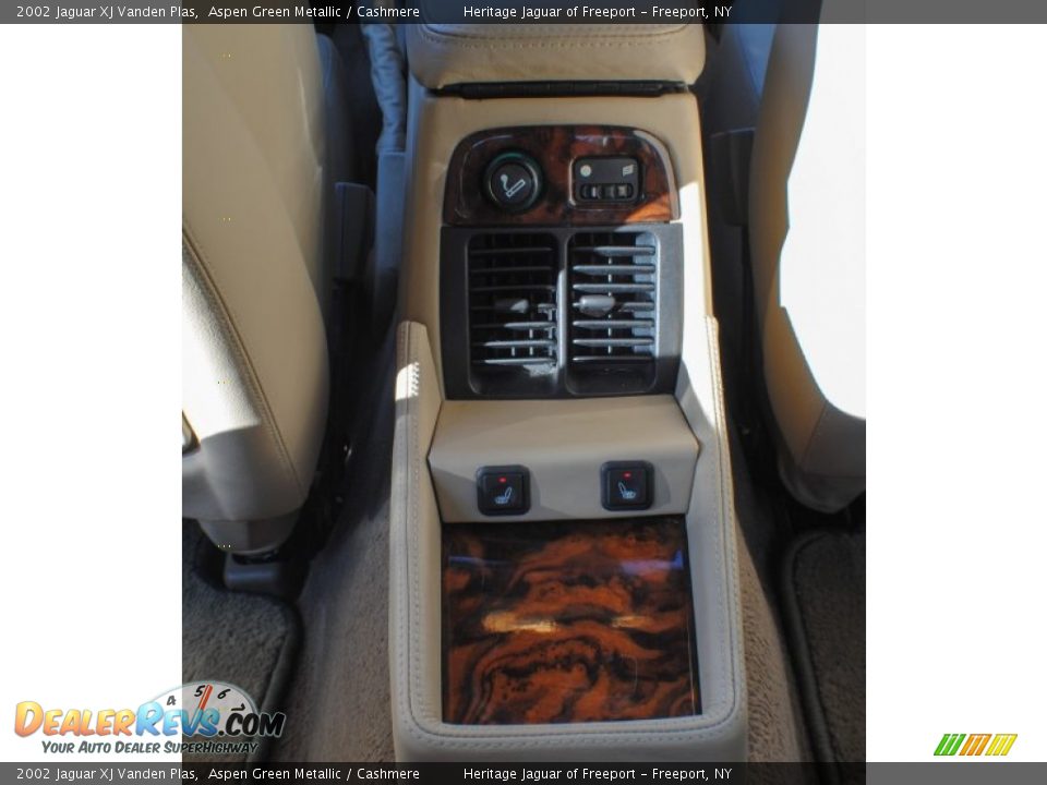2002 Jaguar XJ Vanden Plas Aspen Green Metallic / Cashmere Photo #19