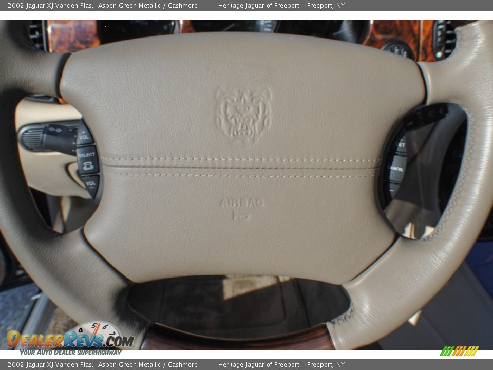2002 Jaguar XJ Vanden Plas Aspen Green Metallic / Cashmere Photo #26
