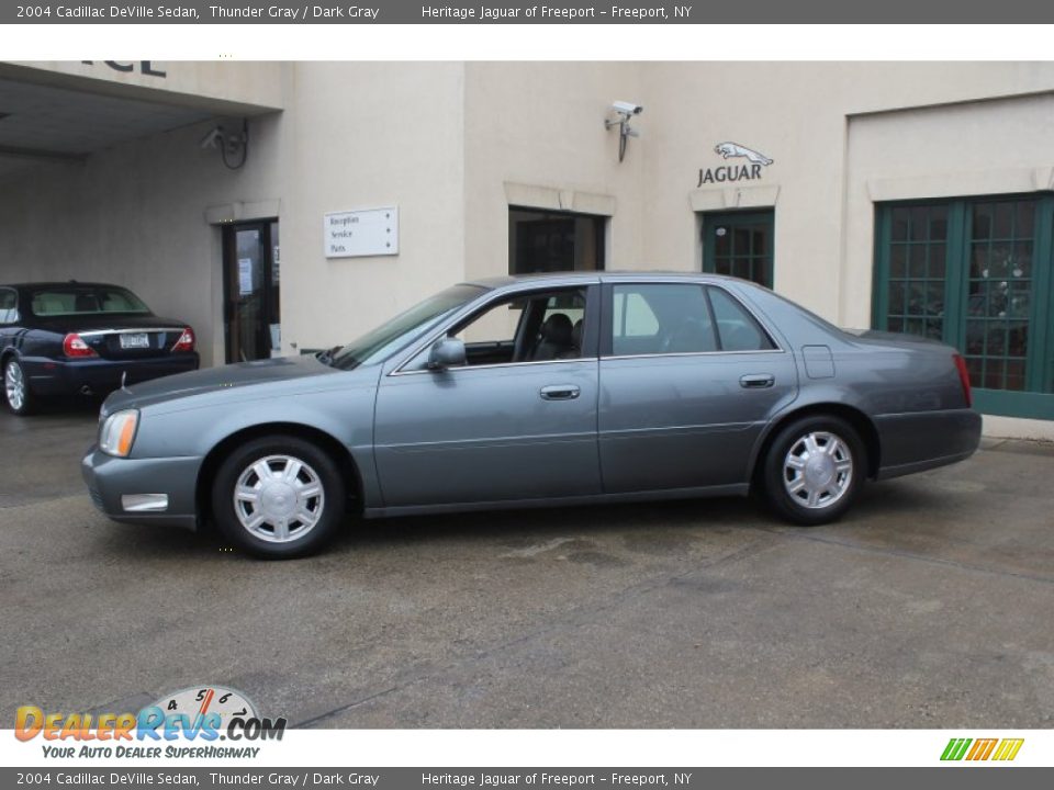 2004 Cadillac DeVille Sedan Thunder Gray / Dark Gray Photo #3