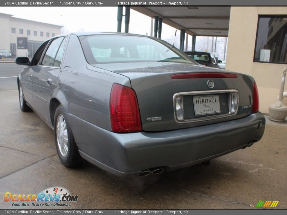 2004 Cadillac DeVille Sedan Thunder Gray / Dark Gray Photo #4