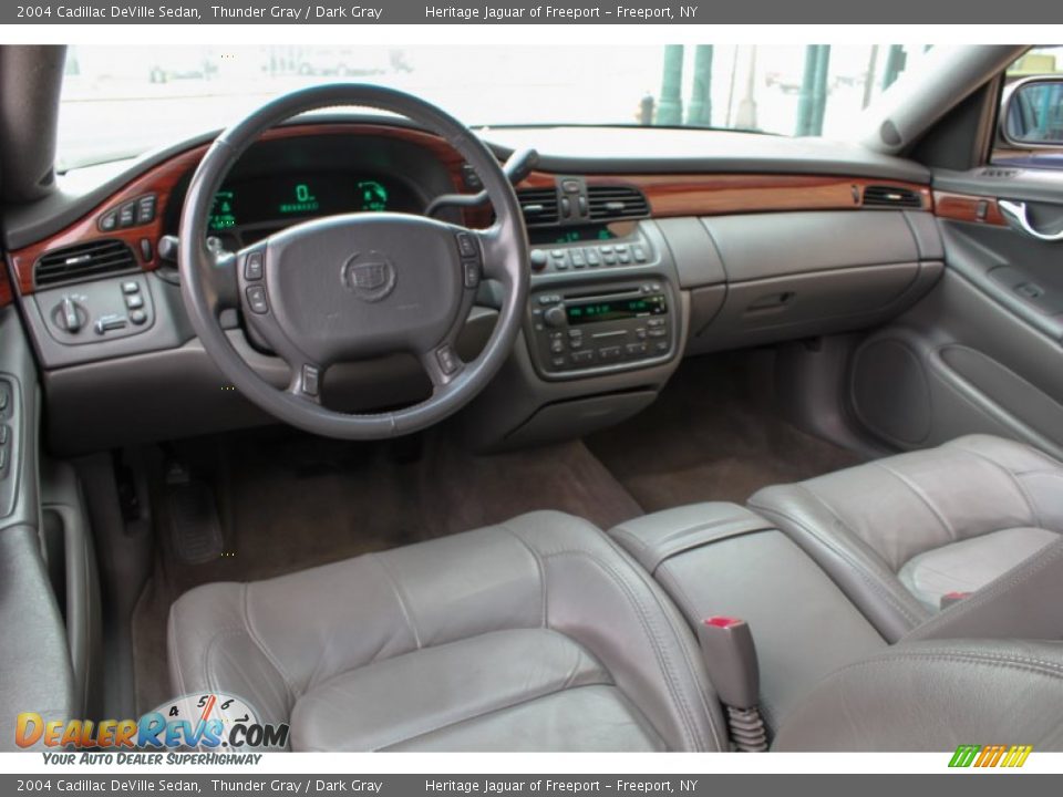 Dark Gray Interior - 2004 Cadillac DeVille Sedan Photo #24