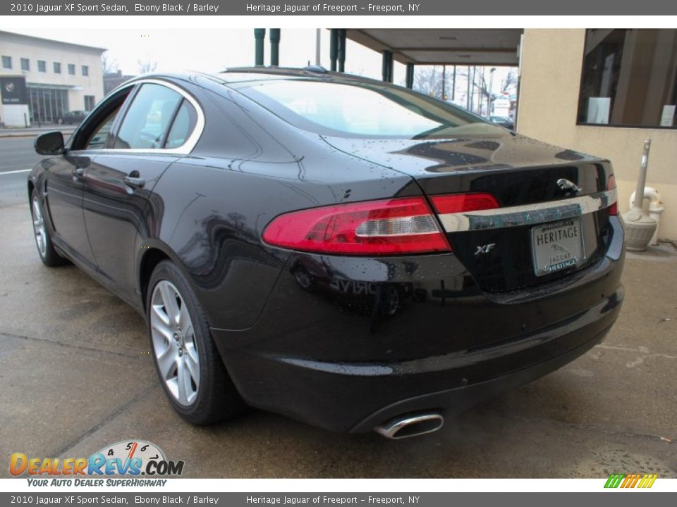 2010 Jaguar XF Sport Sedan Ebony Black / Barley Photo #4