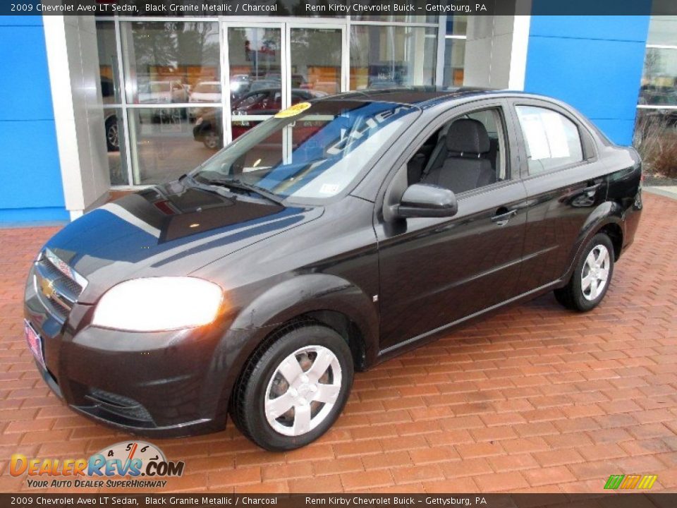 Front 3/4 View of 2009 Chevrolet Aveo LT Sedan Photo #10