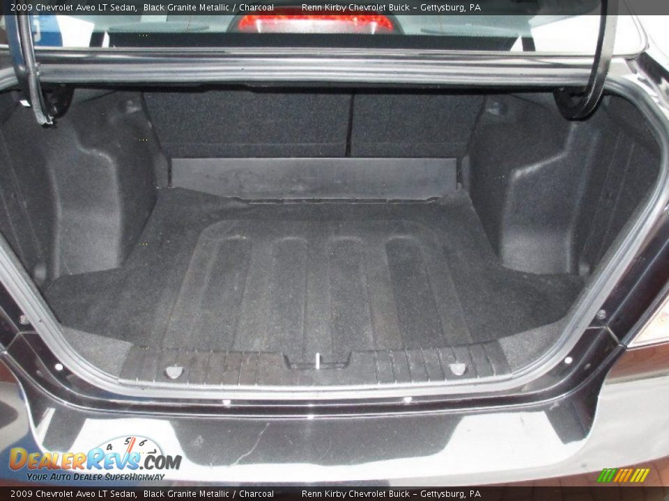 2009 Chevrolet Aveo LT Sedan Black Granite Metallic / Charcoal Photo #21