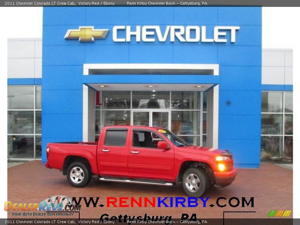 2011 Chevrolet Colorado LT Crew Cab Victory Red / Ebony Photo #1