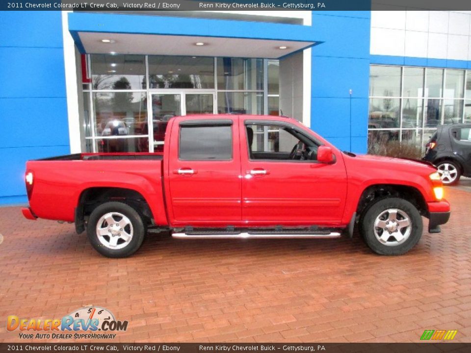 Victory Red 2011 Chevrolet Colorado LT Crew Cab Photo #3