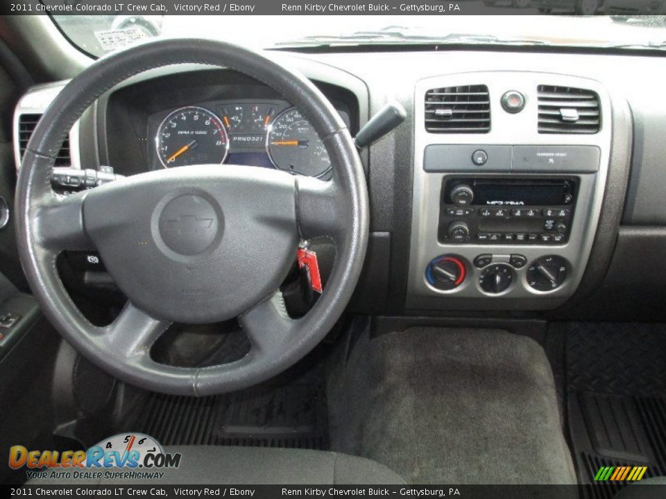 Dashboard of 2011 Chevrolet Colorado LT Crew Cab Photo #8