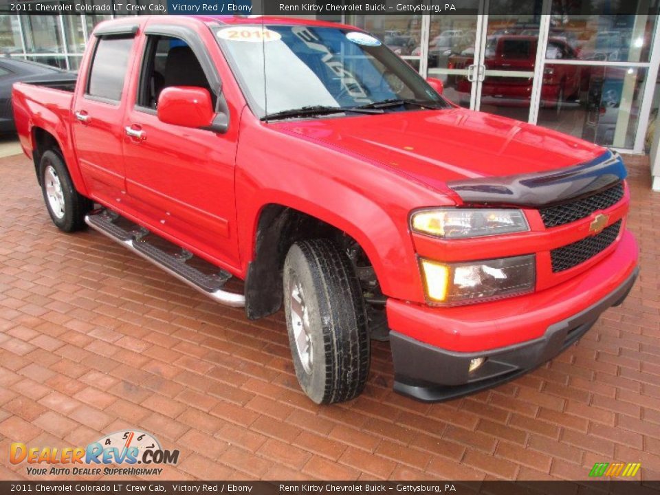 2011 Chevrolet Colorado LT Crew Cab Victory Red / Ebony Photo #11