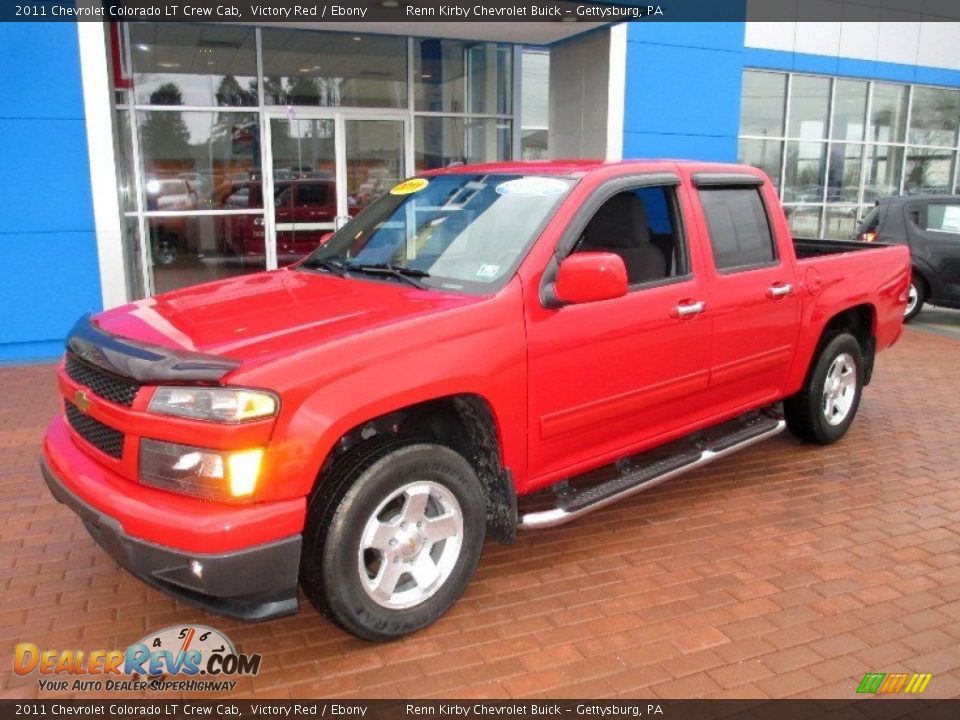 2011 Chevrolet Colorado LT Crew Cab Victory Red / Ebony Photo #12