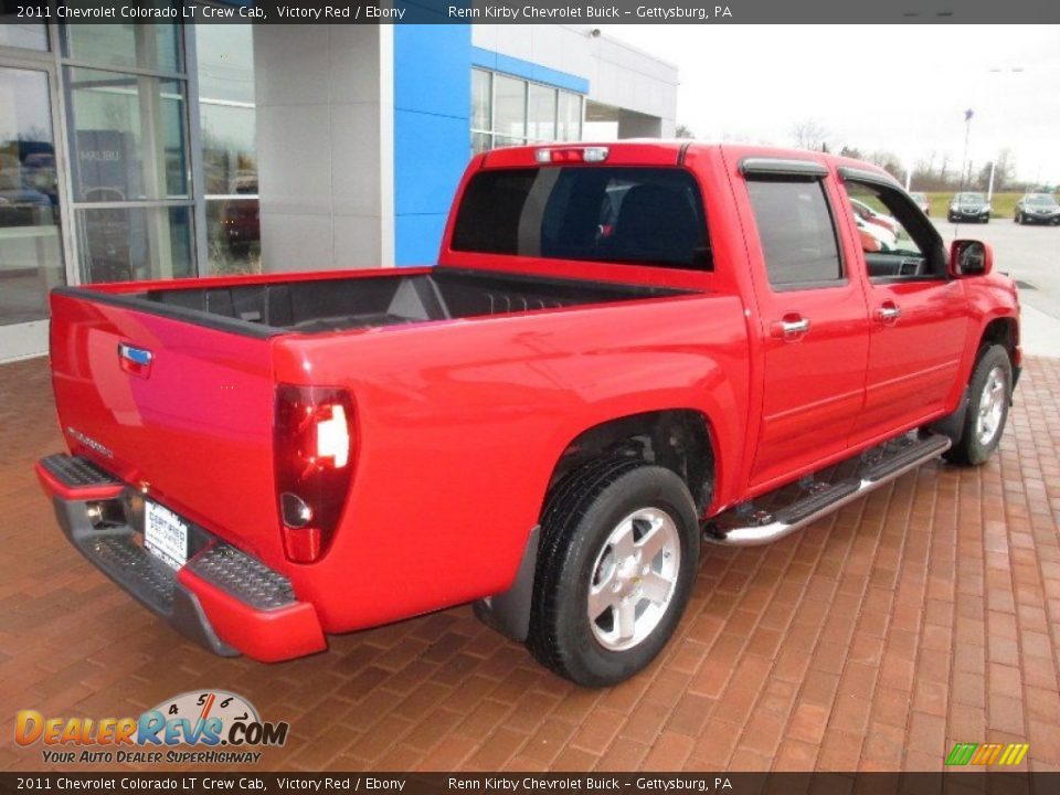 2011 Chevrolet Colorado LT Crew Cab Victory Red / Ebony Photo #13
