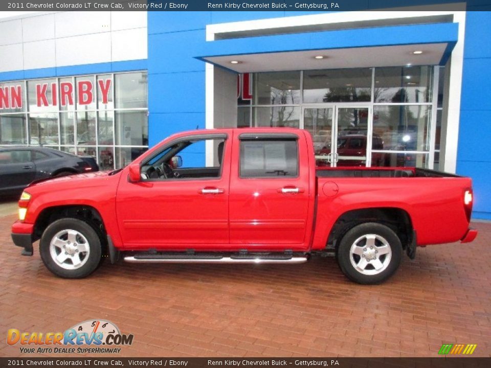 2011 Chevrolet Colorado LT Crew Cab Victory Red / Ebony Photo #14