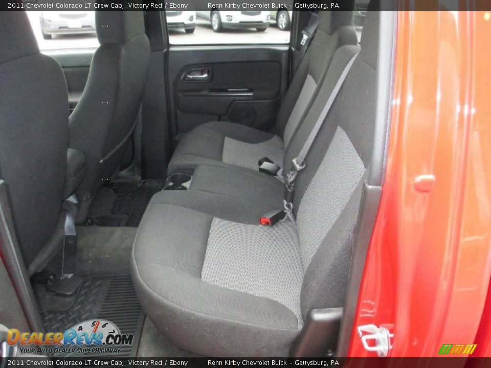 Rear Seat of 2011 Chevrolet Colorado LT Crew Cab Photo #20