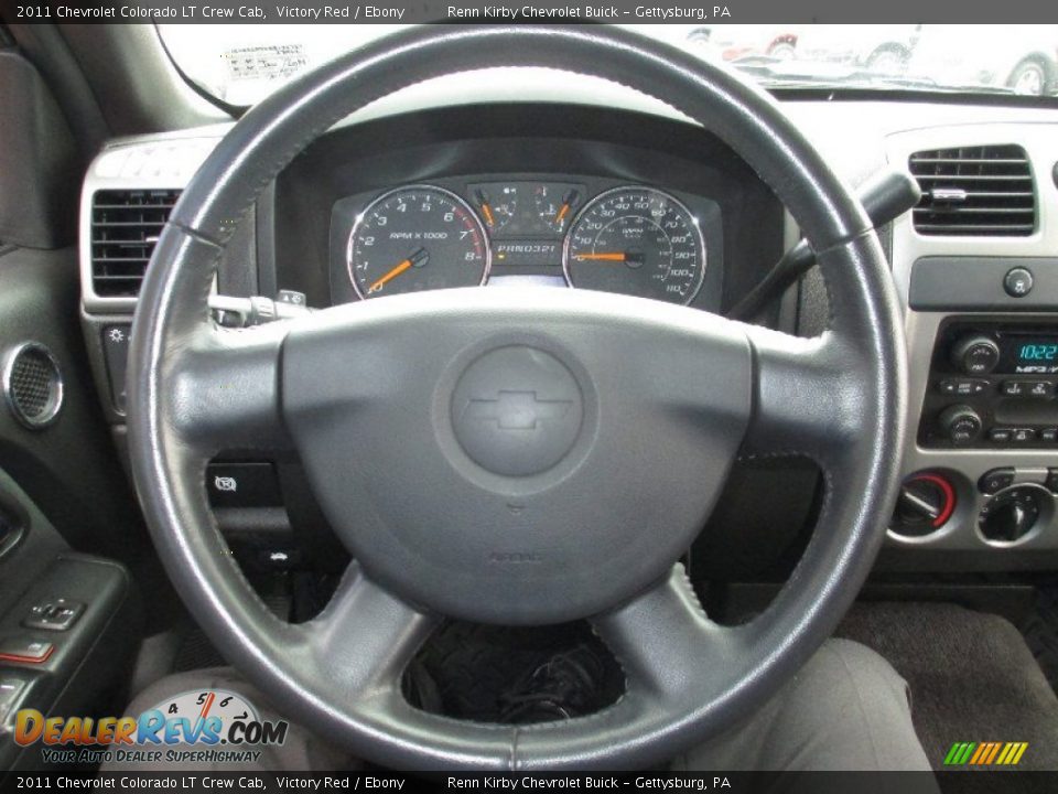 2011 Chevrolet Colorado LT Crew Cab Steering Wheel Photo #23
