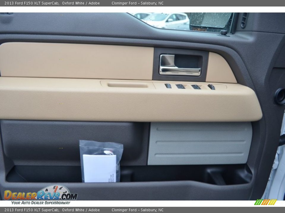 2013 Ford F150 XLT SuperCab Oxford White / Adobe Photo #8