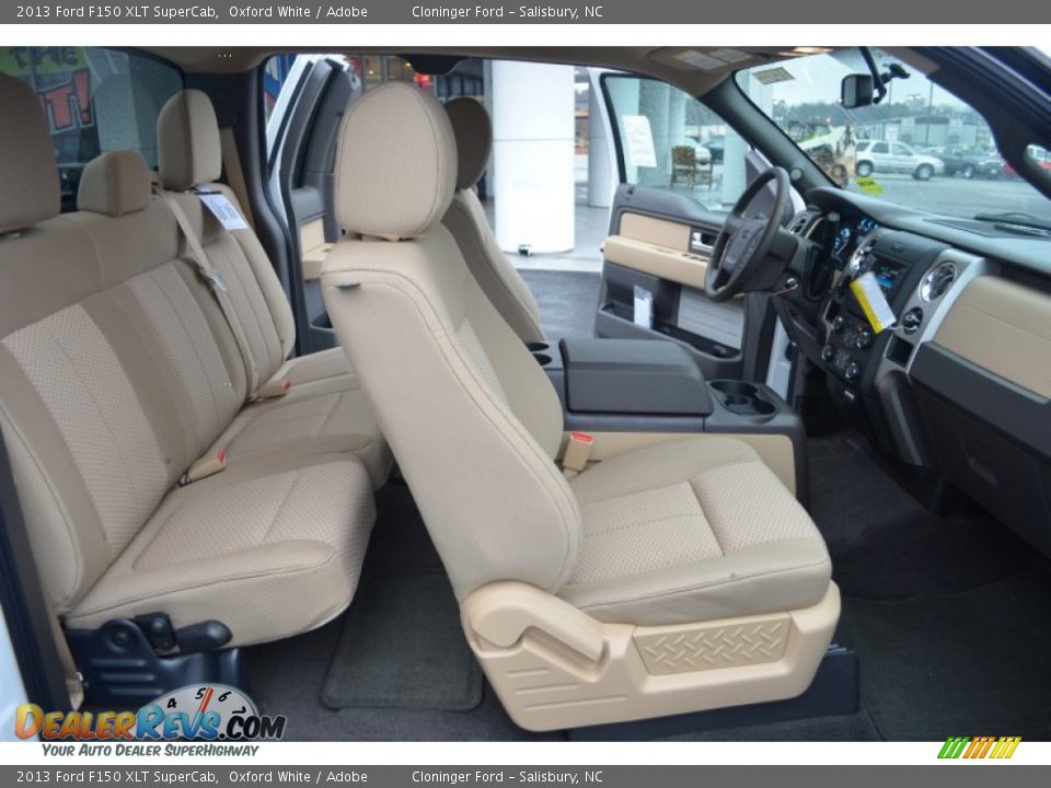 2013 Ford F150 XLT SuperCab Oxford White / Adobe Photo #13