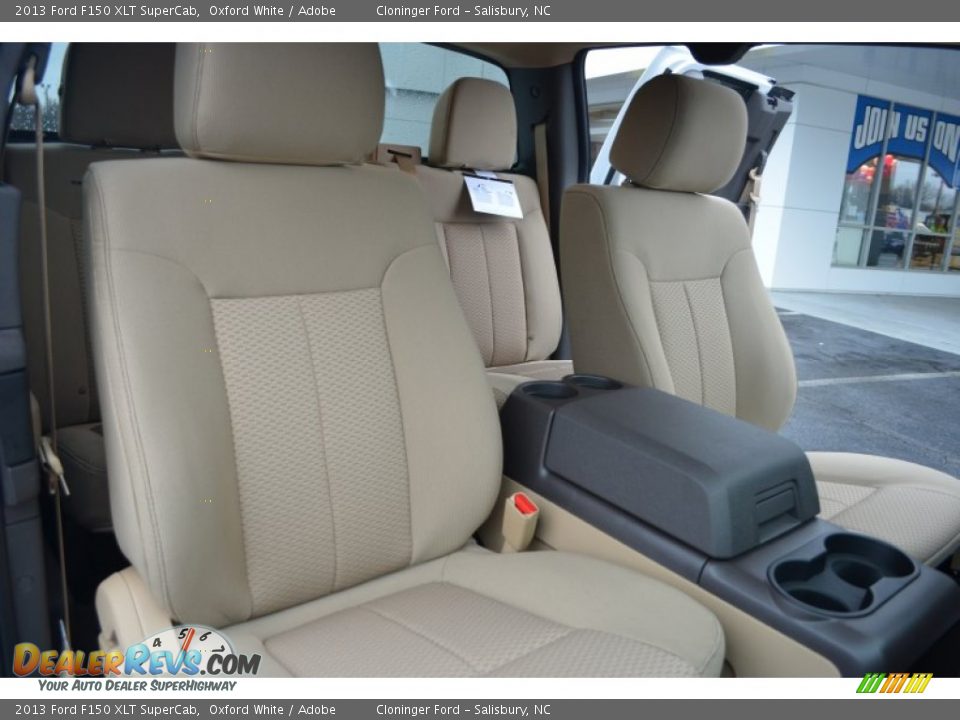 2013 Ford F150 XLT SuperCab Oxford White / Adobe Photo #16