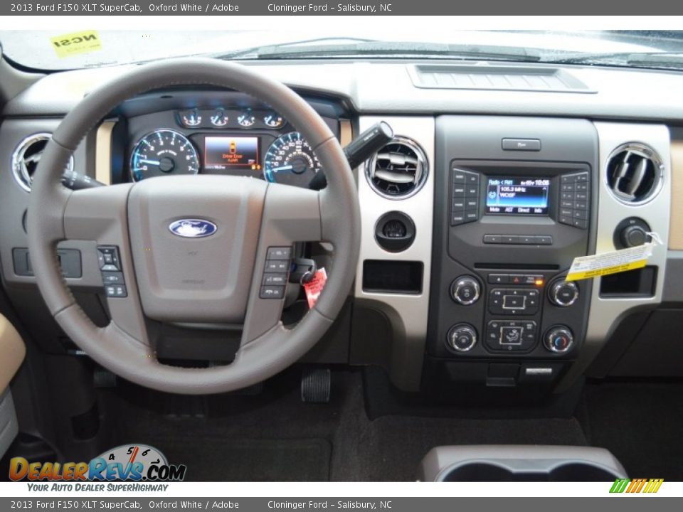 2013 Ford F150 XLT SuperCab Oxford White / Adobe Photo #23