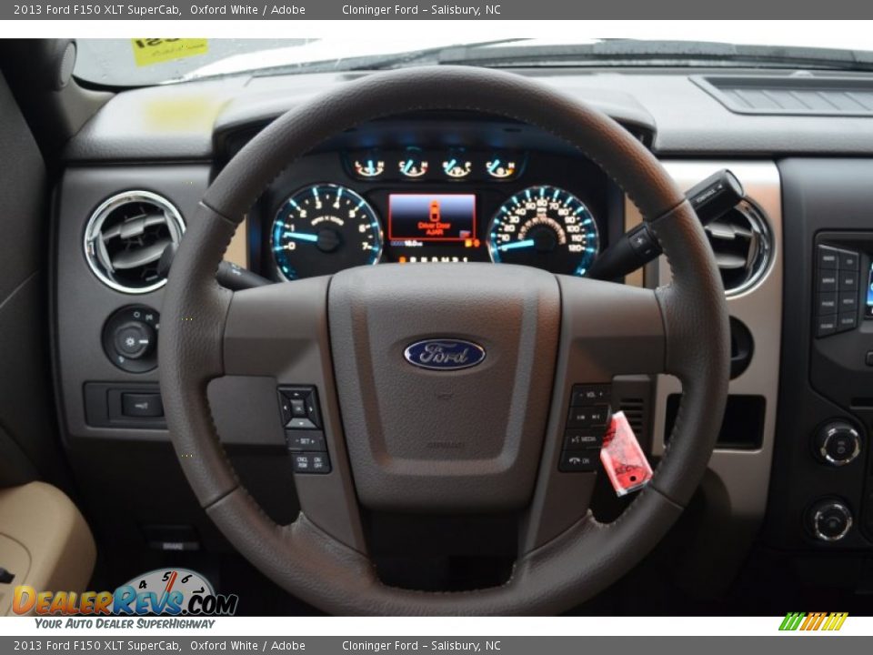 2013 Ford F150 XLT SuperCab Oxford White / Adobe Photo #24