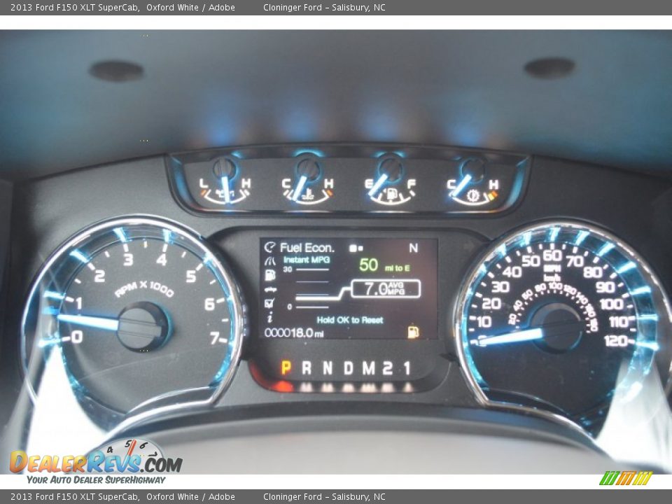 2013 Ford F150 XLT SuperCab Oxford White / Adobe Photo #29