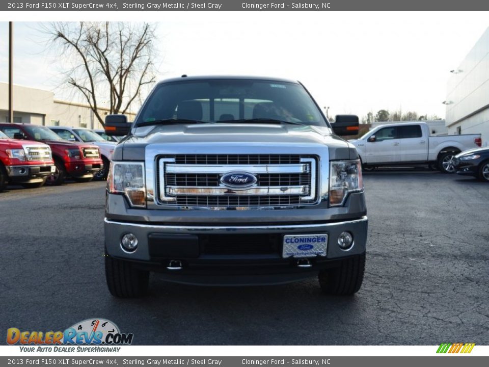 2013 Ford F150 XLT SuperCrew 4x4 Sterling Gray Metallic / Steel Gray Photo #7