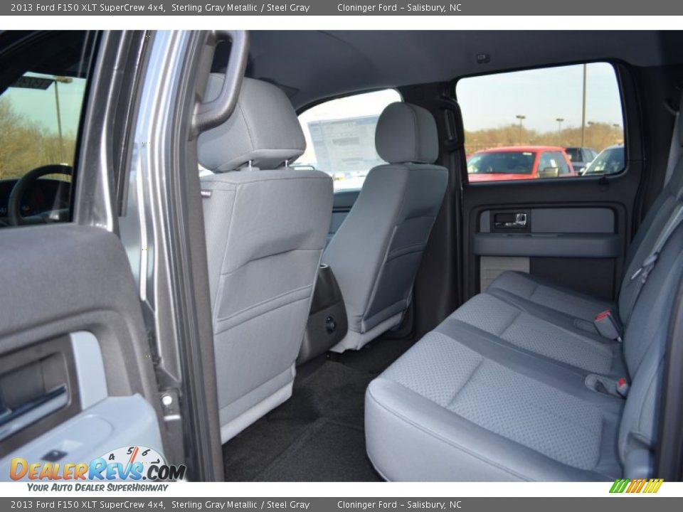 2013 Ford F150 XLT SuperCrew 4x4 Sterling Gray Metallic / Steel Gray Photo #12
