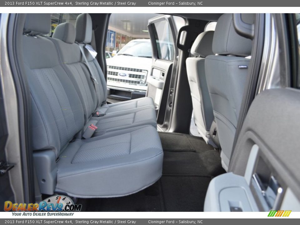 2013 Ford F150 XLT SuperCrew 4x4 Sterling Gray Metallic / Steel Gray Photo #13