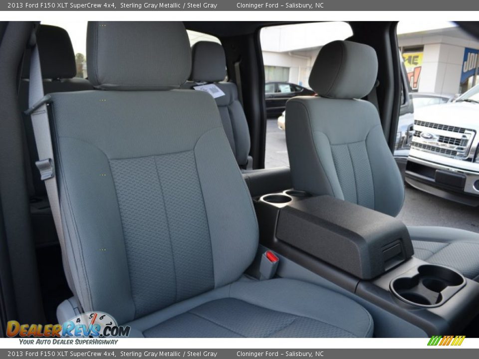2013 Ford F150 XLT SuperCrew 4x4 Sterling Gray Metallic / Steel Gray Photo #17