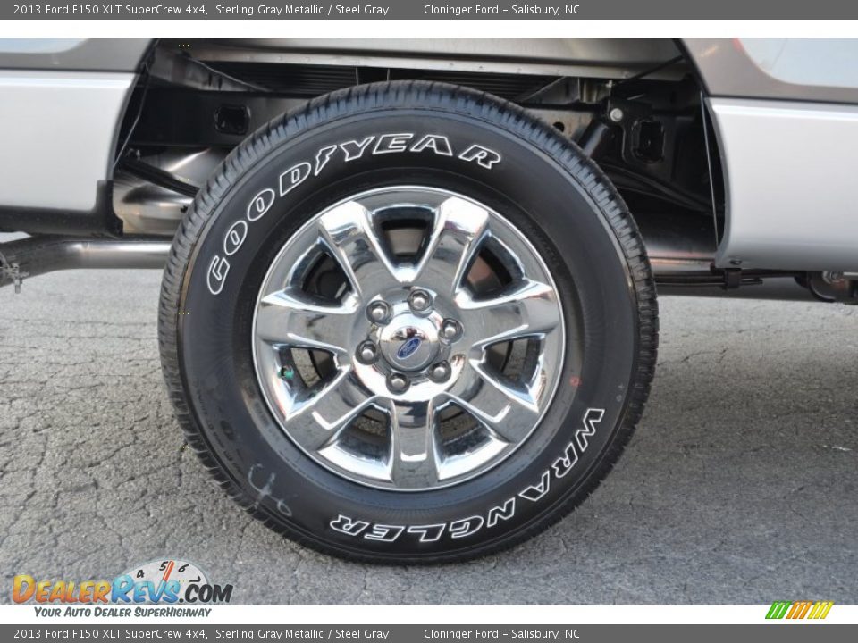 2013 Ford F150 XLT SuperCrew 4x4 Sterling Gray Metallic / Steel Gray Photo #19