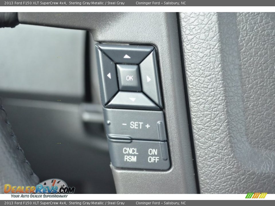 2013 Ford F150 XLT SuperCrew 4x4 Sterling Gray Metallic / Steel Gray Photo #29
