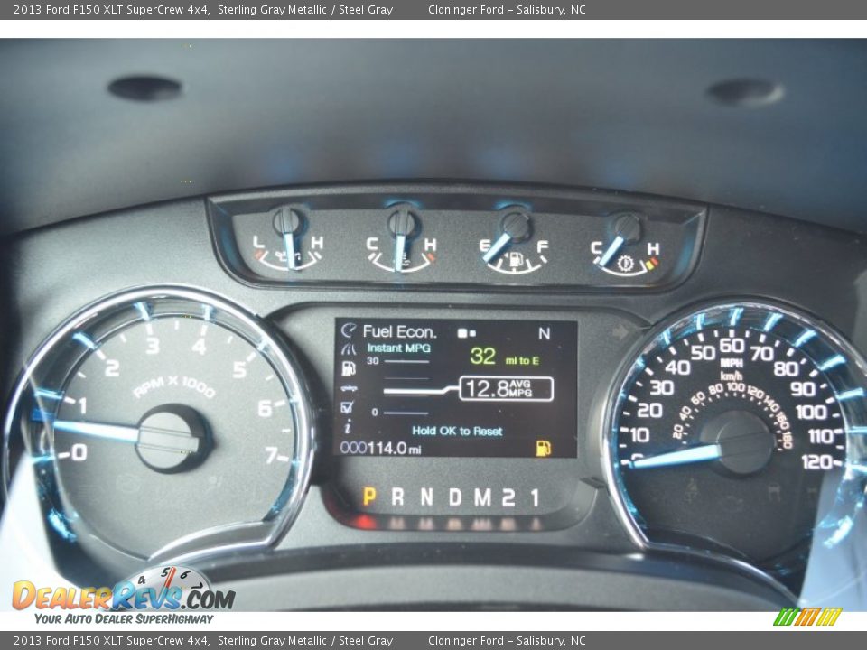 2013 Ford F150 XLT SuperCrew 4x4 Sterling Gray Metallic / Steel Gray Photo #31