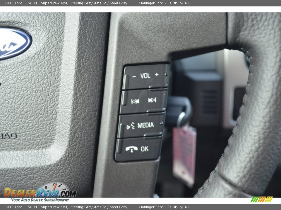 2013 Ford F150 XLT SuperCrew 4x4 Sterling Gray Metallic / Steel Gray Photo #32