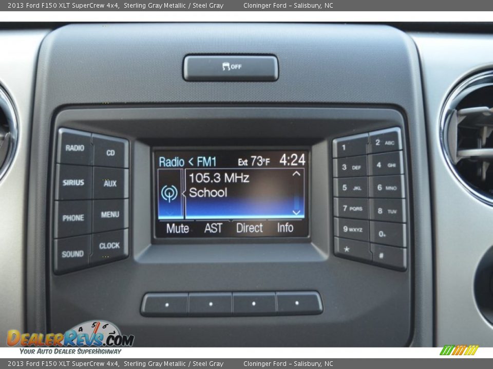 2013 Ford F150 XLT SuperCrew 4x4 Sterling Gray Metallic / Steel Gray Photo #35