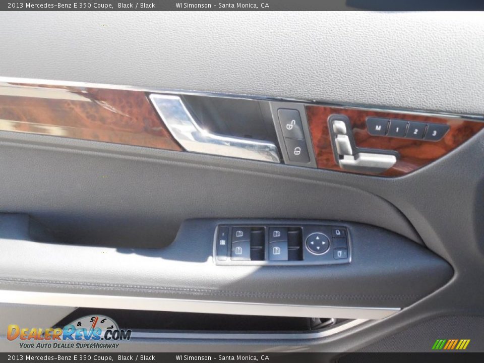 2013 Mercedes-Benz E 350 Coupe Black / Black Photo #6