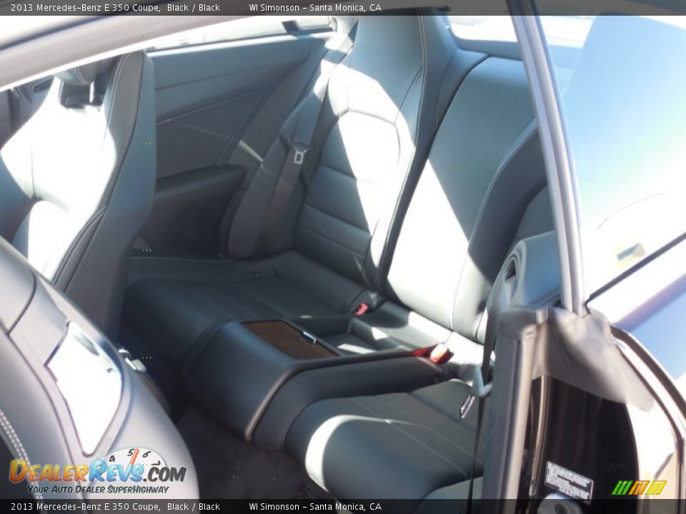 2013 Mercedes-Benz E 350 Coupe Black / Black Photo #8