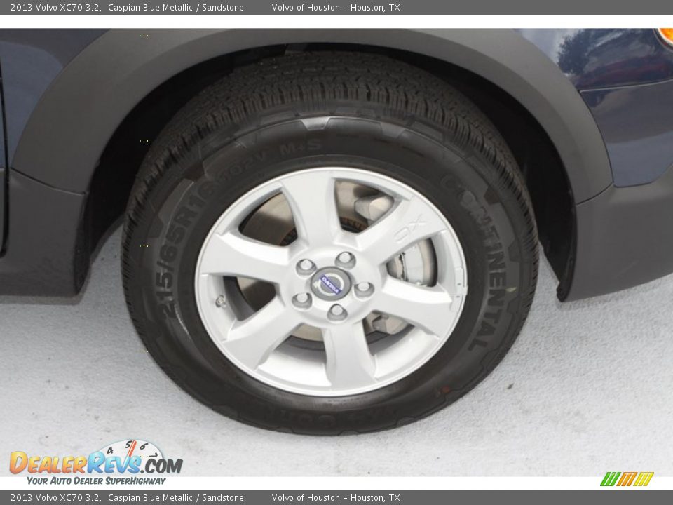 2013 Volvo XC70 3.2 Caspian Blue Metallic / Sandstone Photo #7