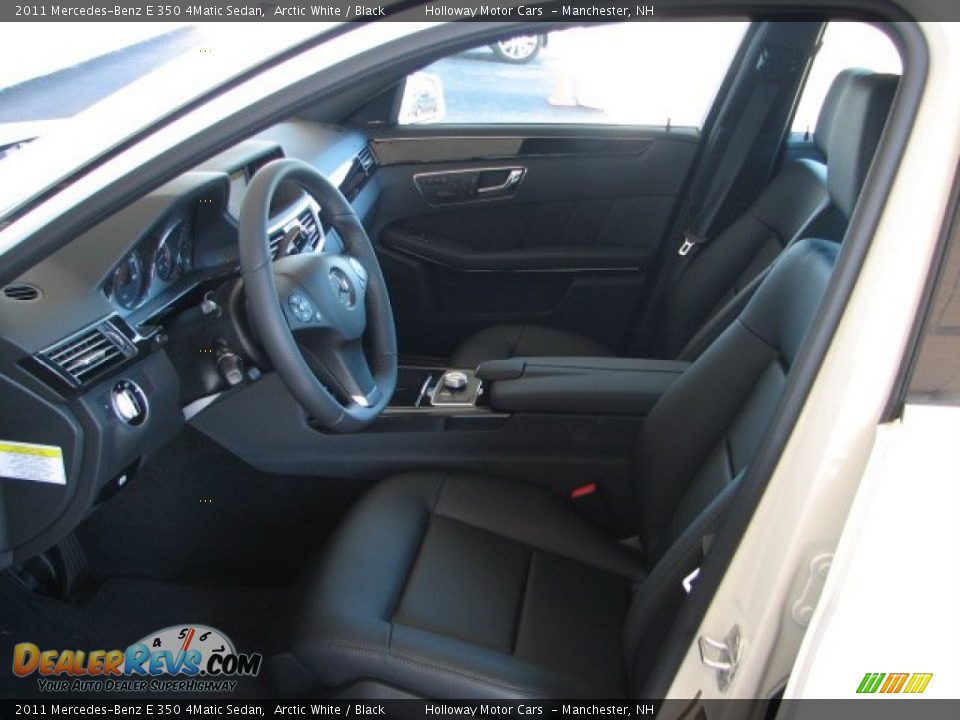 2011 Mercedes-Benz E 350 4Matic Sedan Arctic White / Black Photo #5
