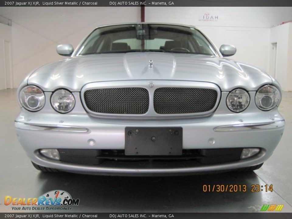 2007 Jaguar XJ XJR Liquid Silver Metallic / Charcoal Photo #5