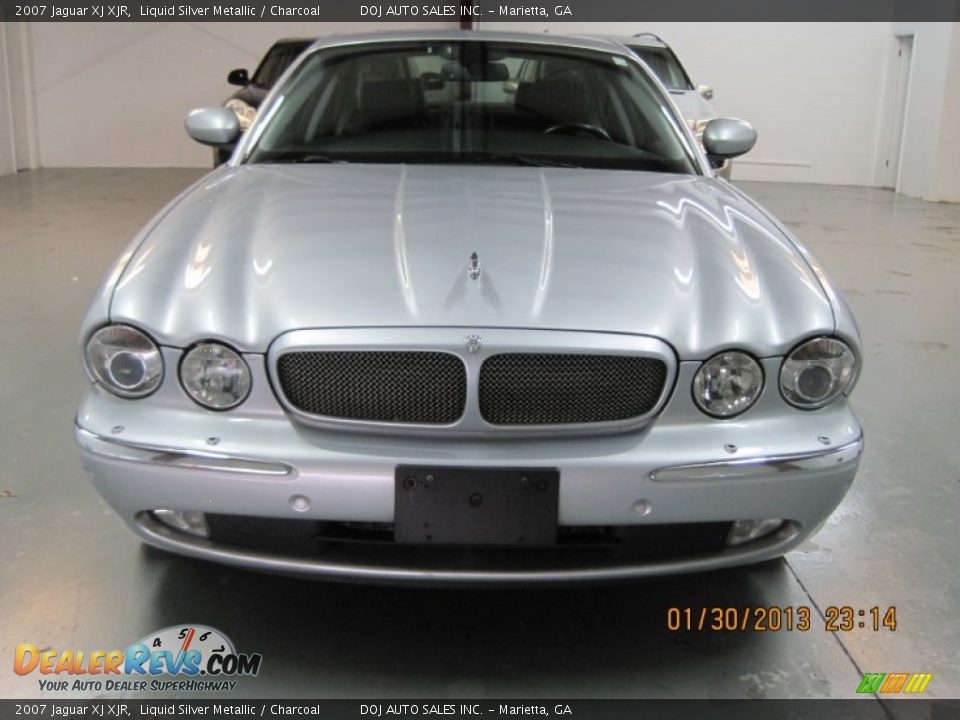 2007 Jaguar XJ XJR Liquid Silver Metallic / Charcoal Photo #6